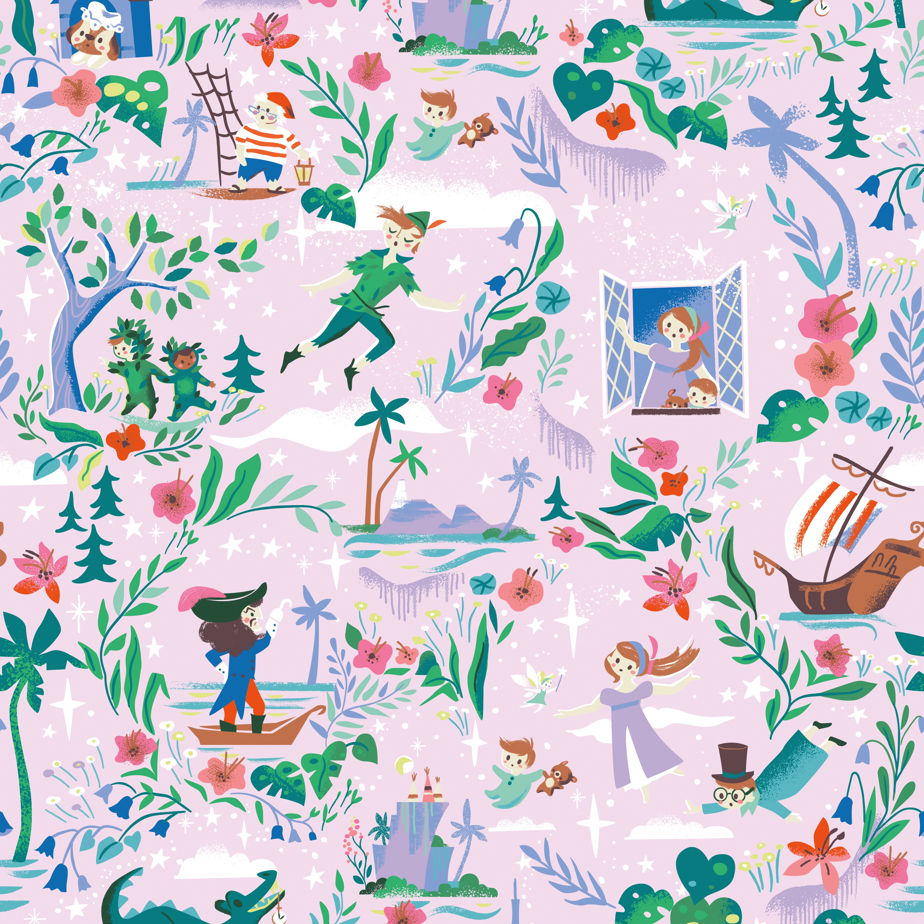 Forever Neverland | 10" Square Pack by Jill Howarth for Riley Blake | 42 pcs
