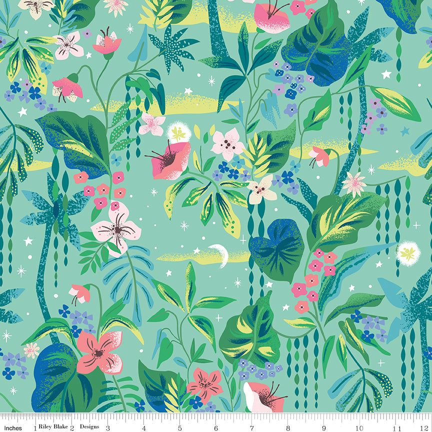 Forever Neverland | Tropical Floral Songbird by Jill Howarth for Riley Blake | C15903-SONGBIRD