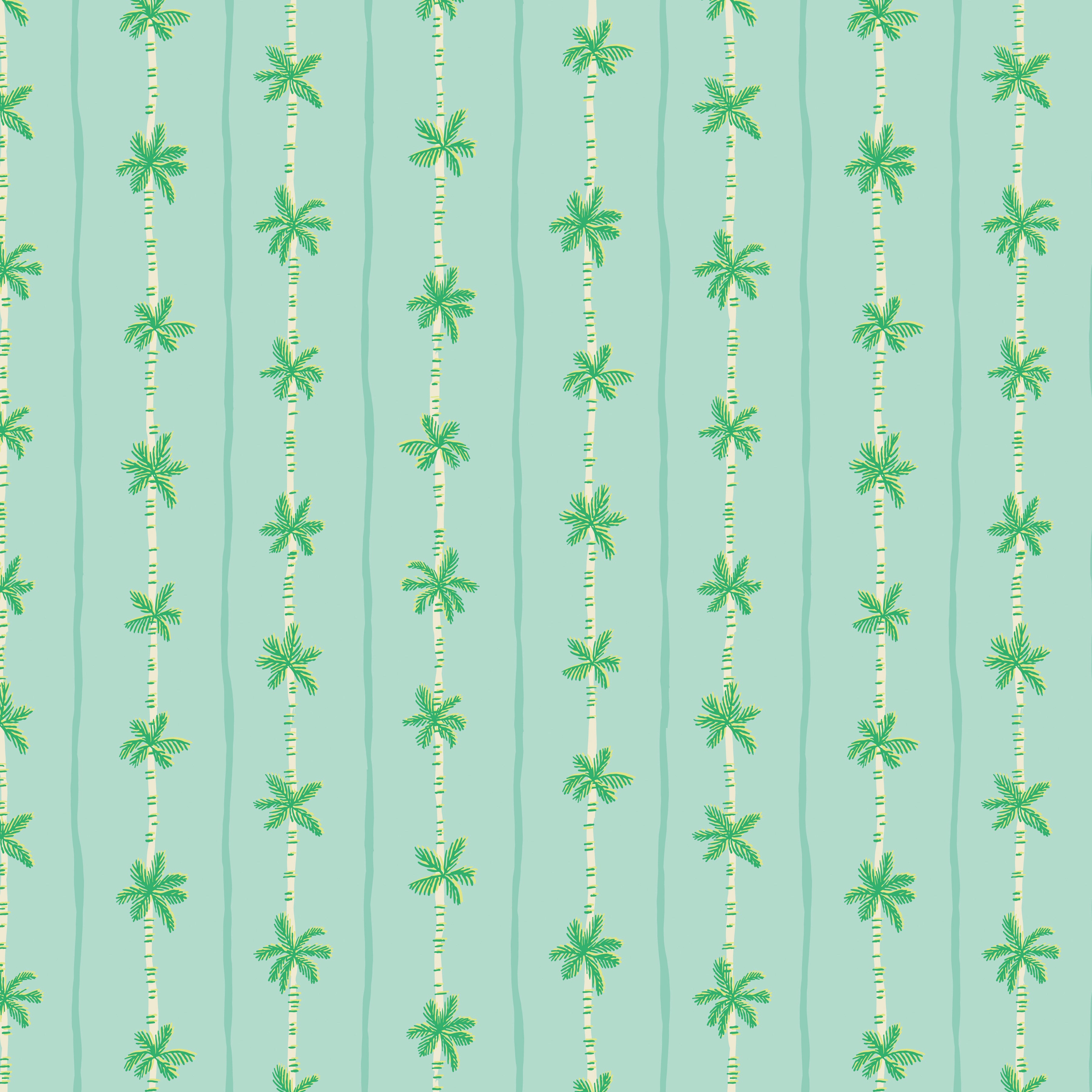 Forever Neverland | Palm Stripe Songbird by Jill Howarth for Riley Blake | C15906-SONGBIRD