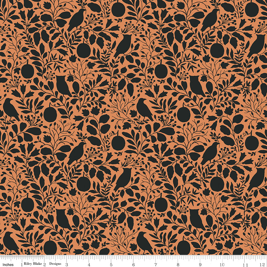 Trick or Treat | Silhouette Orange by Lisa Audit for Riley Blake Designs | C15963-ORANGE