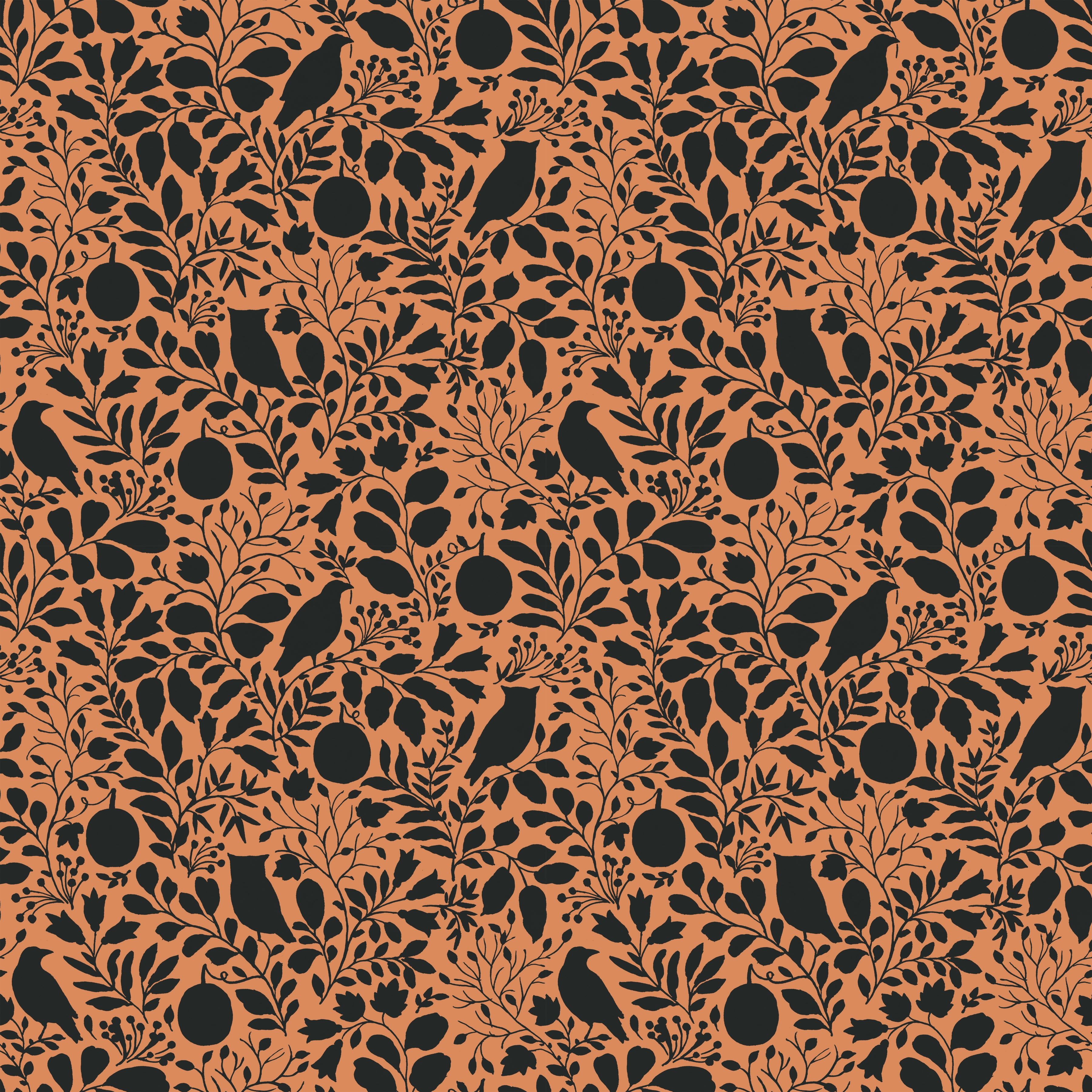 Trick or Treat | Silhouette Orange by Lisa Audit for Riley Blake Designs | C15963-ORANGE