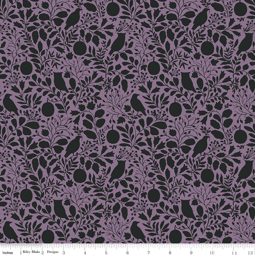Trick or Treat | Silhouette Plum by Lisa Audit for Riley Blake Designs | C15963-PLUM