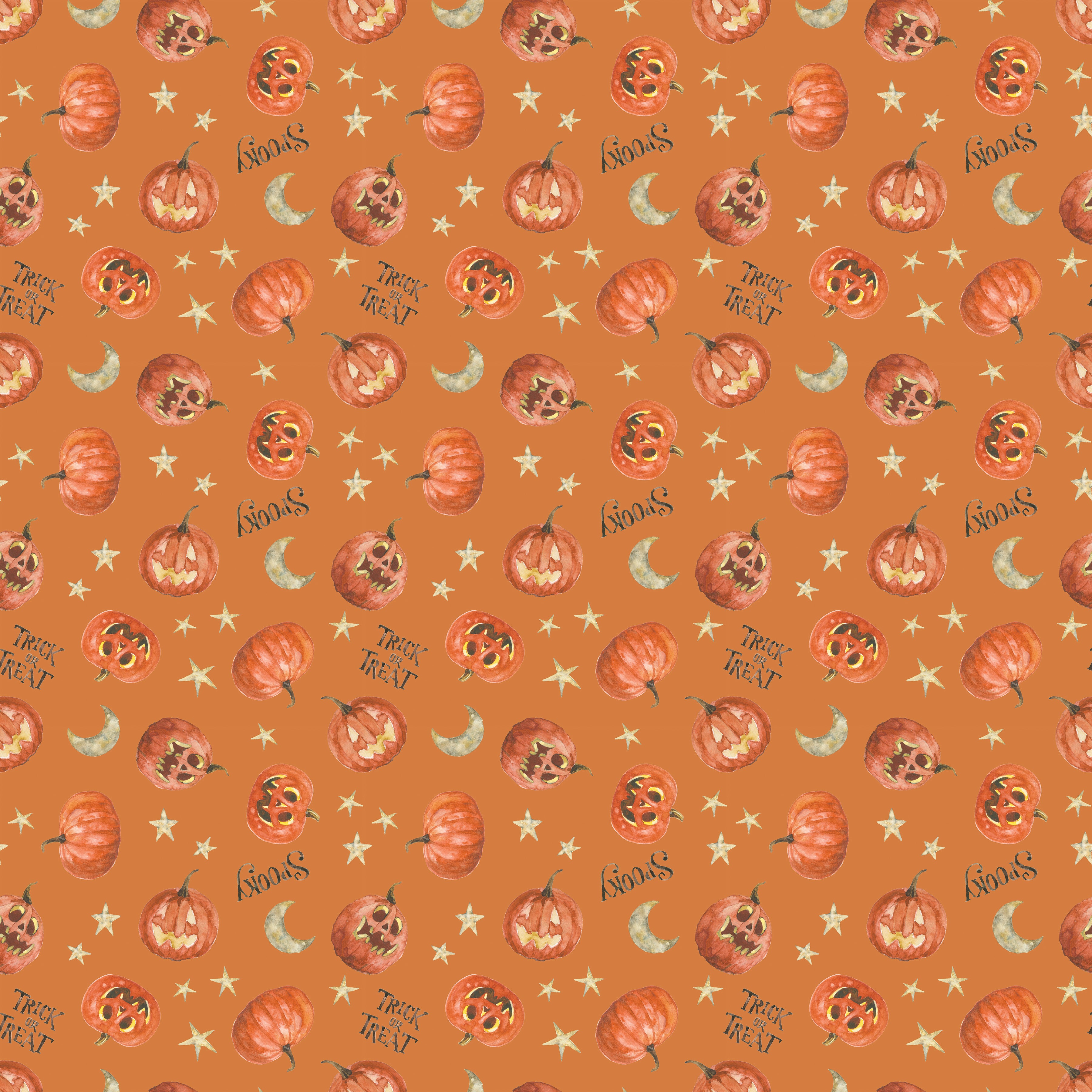 Trick or Treat | Pumpkin Orange by Lisa Audit for Riley Blake Designs | C15964-ORANGE