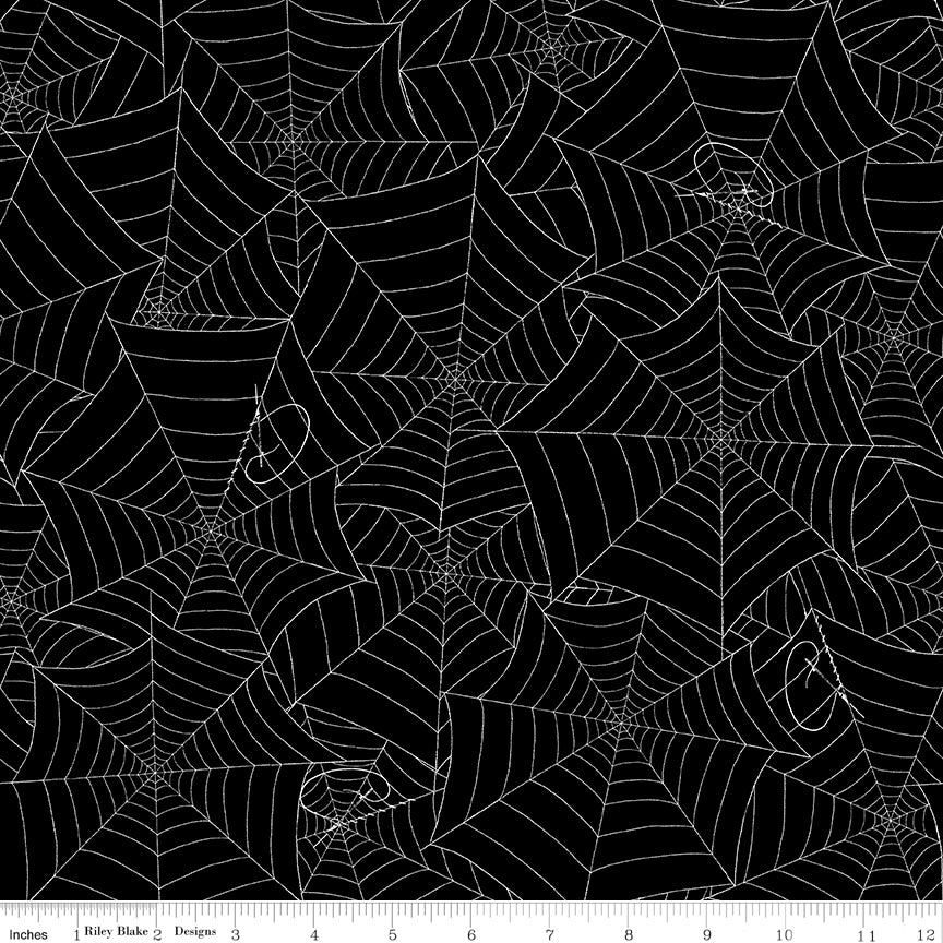 Costume Maker's Act II | Web Black by J. Wecker Frisch for Riley Blake | C16011-BLACK