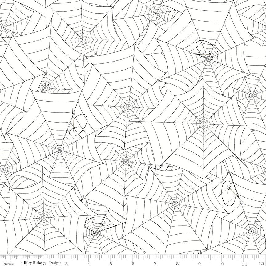 Costume Maker's Act II | Web White by J. Wecker Frisch for Riley Blake | C16011-WHITE