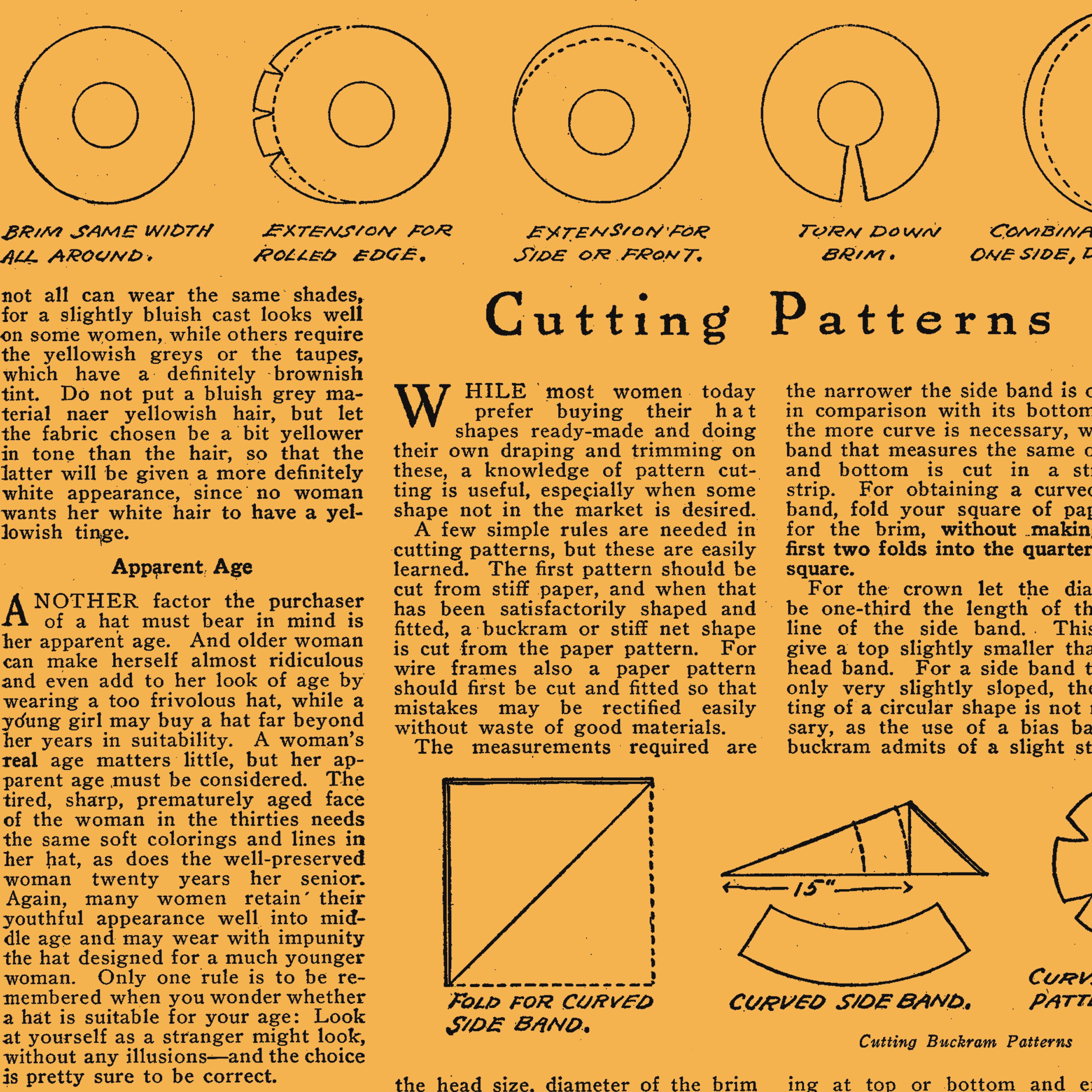 Costume Maker's Act II | Hat How To Text Orange by J. Wecker Frisch for Riley Blake | C16013-ORANGE
