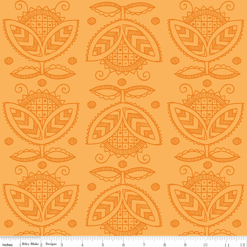 Costume Maker's Act II | Thistle Orange by J. Wecker Frisch for Riley Blake | C16015-ORANGE