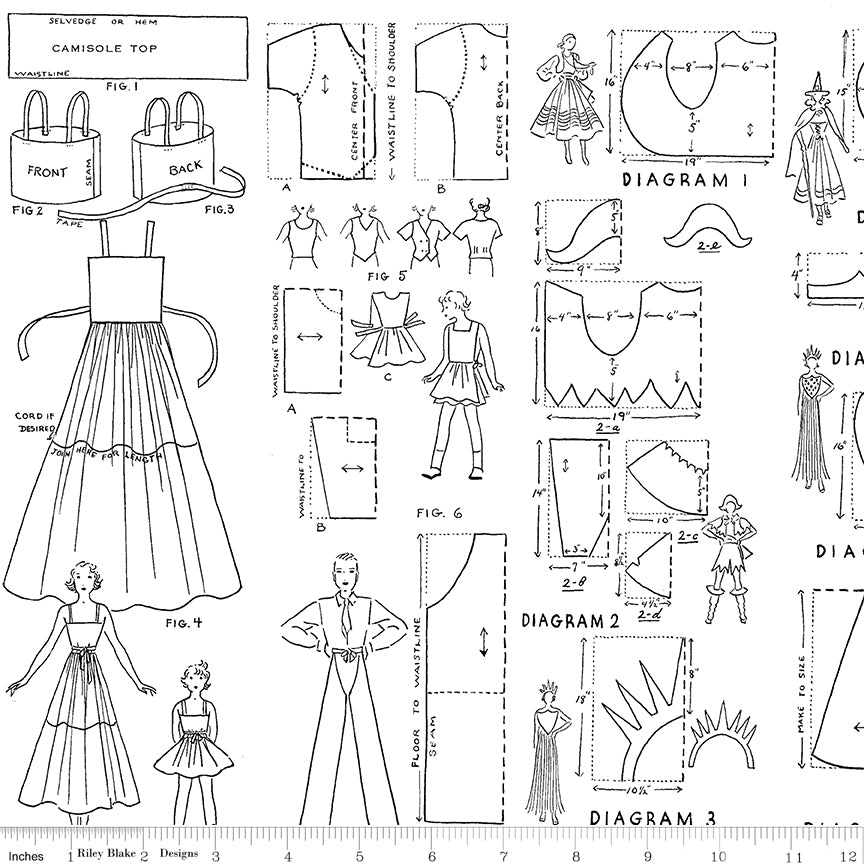 Costume Maker's Act II | Costumes White by J. Wecker Frisch for Riley Blake | C16016-WHITE