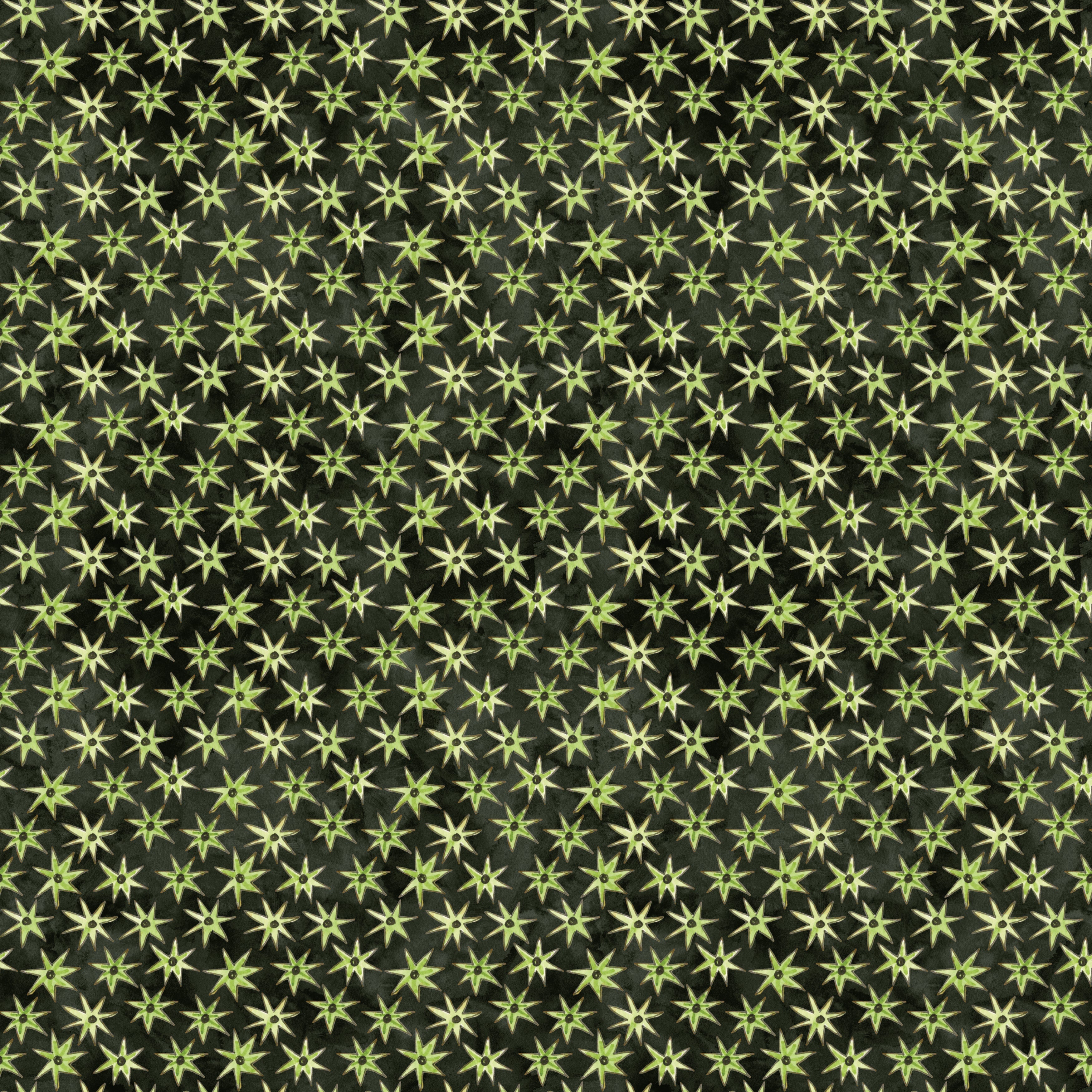 Ghoul Friends | Stars Black by Teresa Kogut for Riley Blake | C16055-BLACK