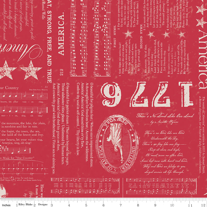 Americana | Liberty Berry by Lori Holt for Riley Blake | C16080-BERRY