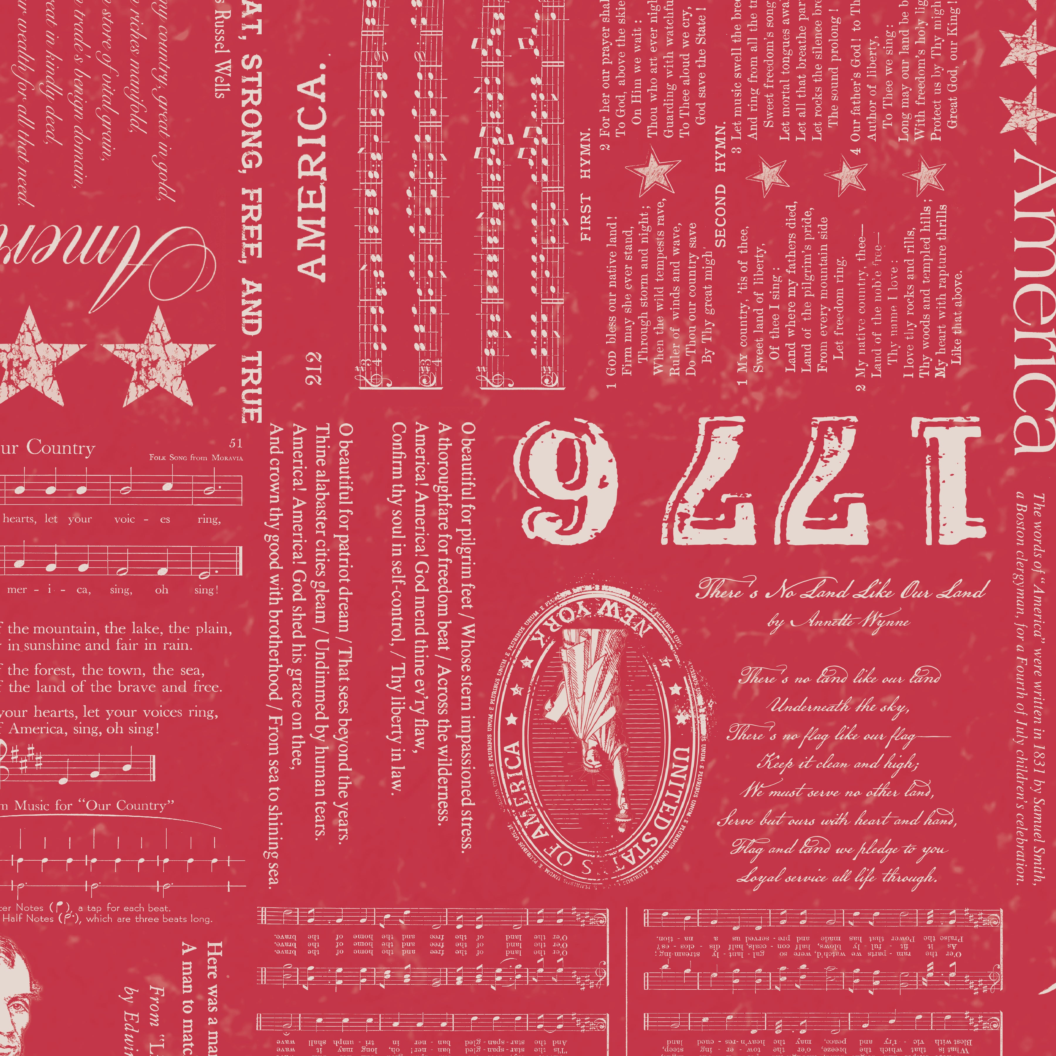 Americana | Liberty Berry by Lori Holt for Riley Blake | C16080-BERRY