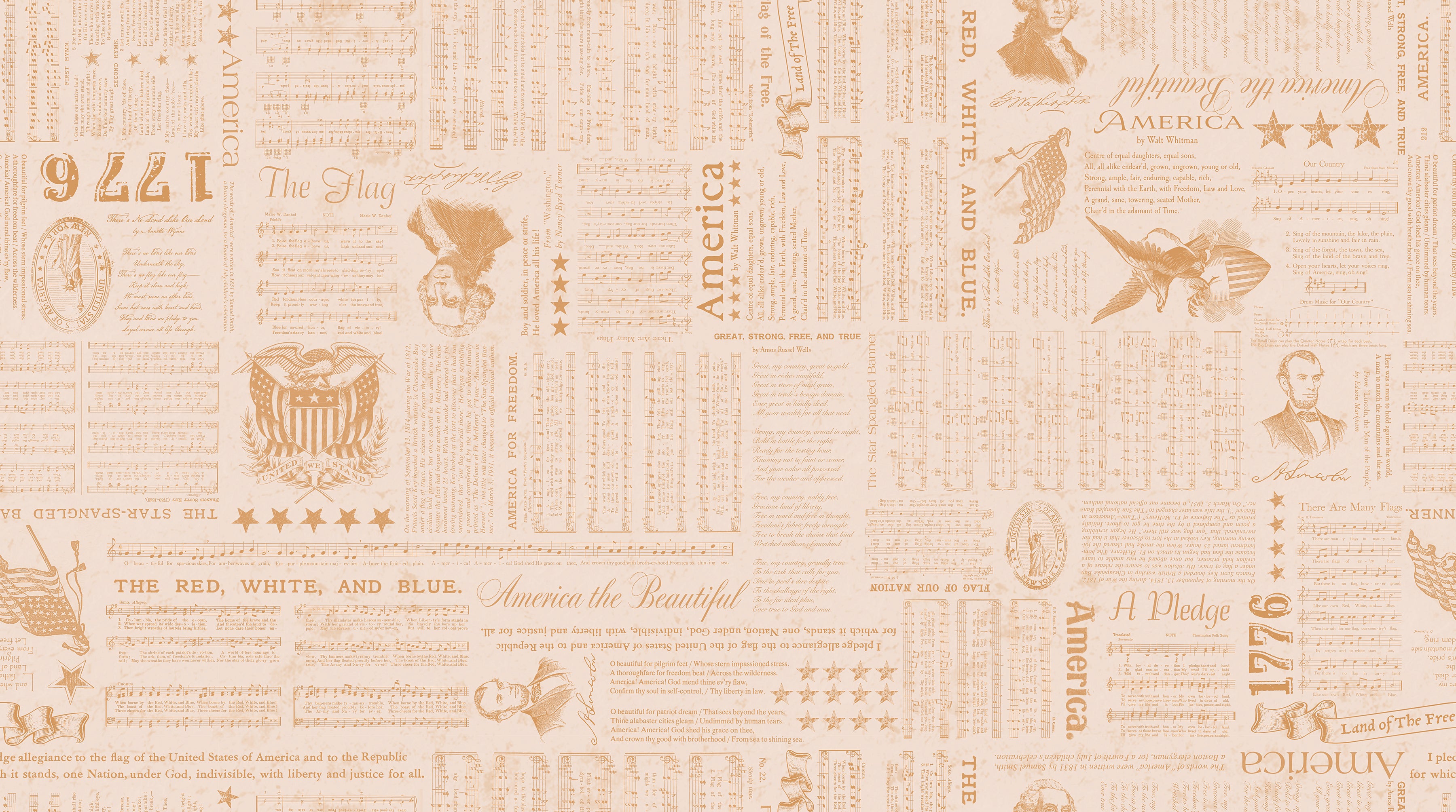 Americana | Liberty Cider - Background by Lori Holt for Riley Blake | C16080-CIDER