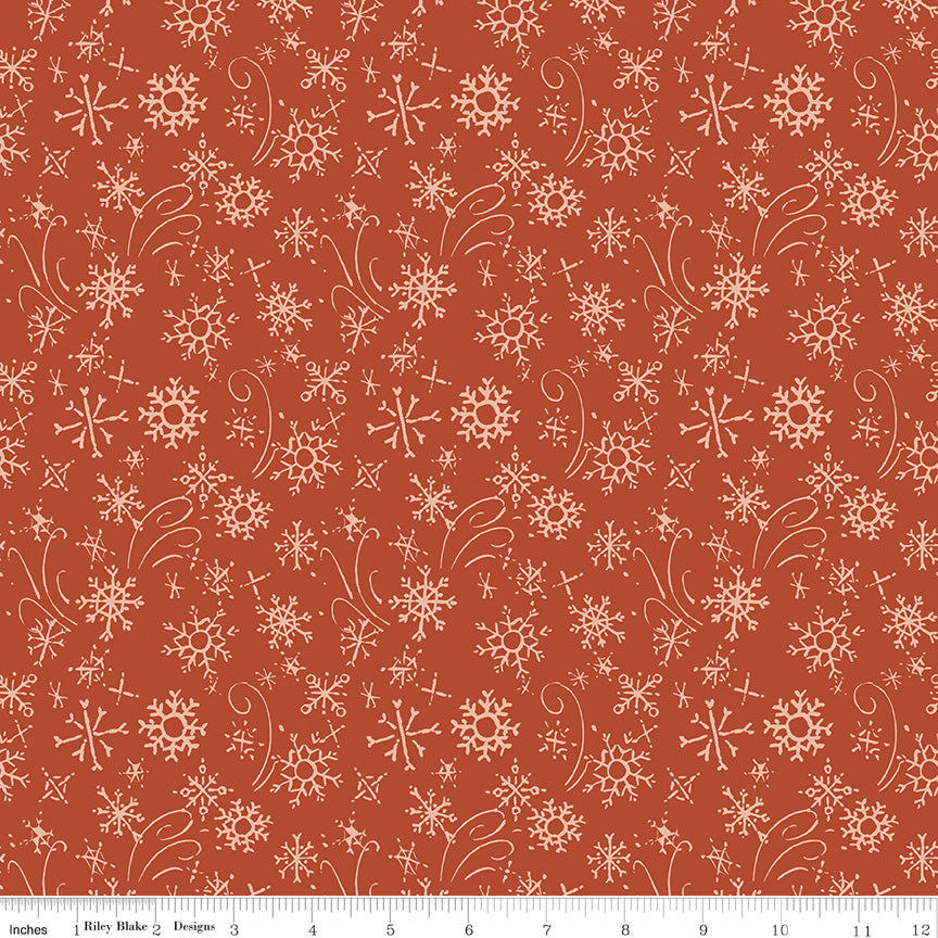 Santa's Tree Farm | Snowflakes Rudolph by Lisa Audit for Riley Blake Designs | C16454-RUDOLPH