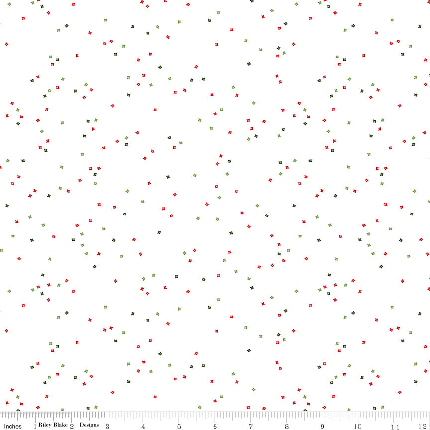 Blossom | Santa Claus on White by Christopher Thompson for Riley Blake | C730-SANTACLAUS