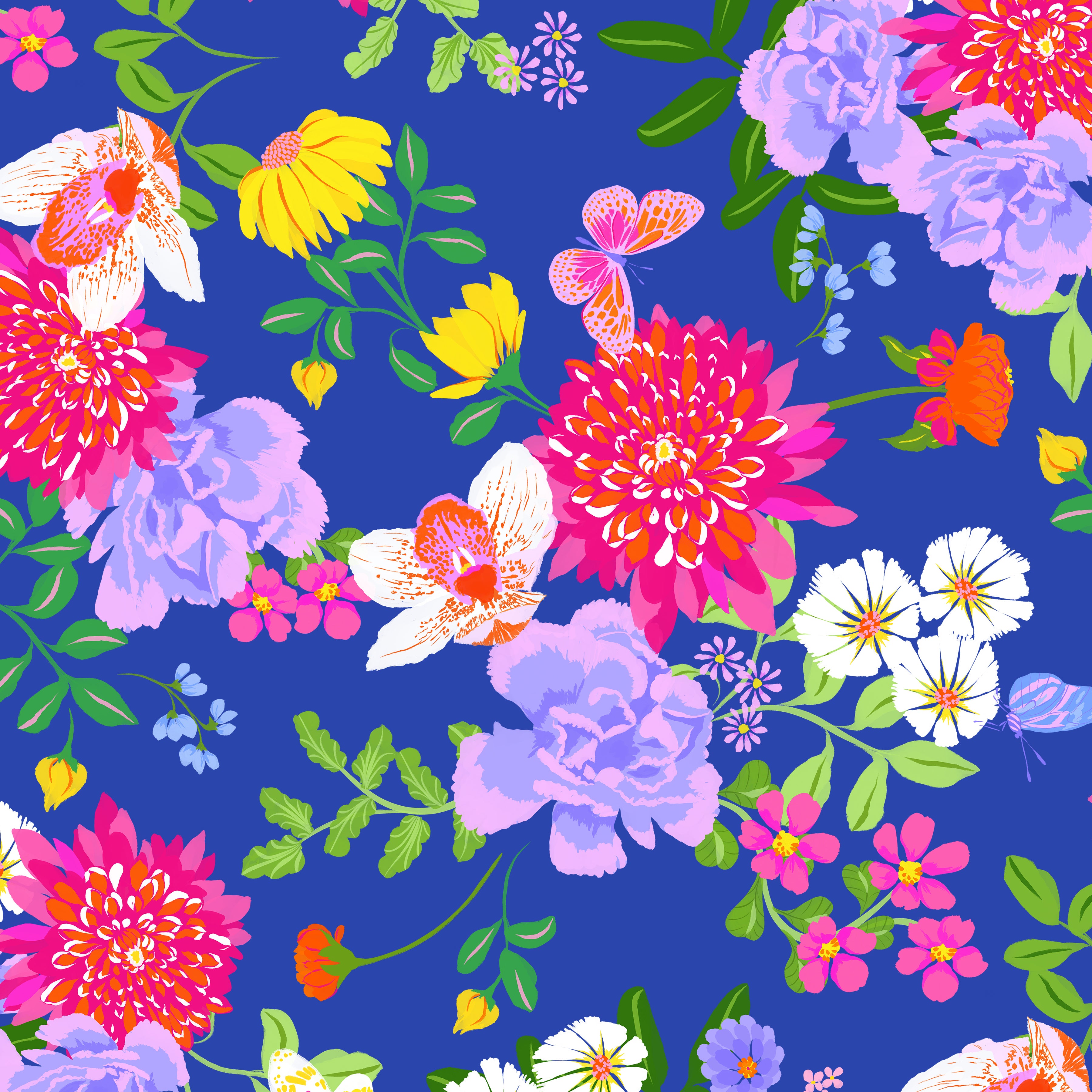 Splendid | Main Cobalt by Gabrielle Neil for Riley Blake | CD14310-COBALT