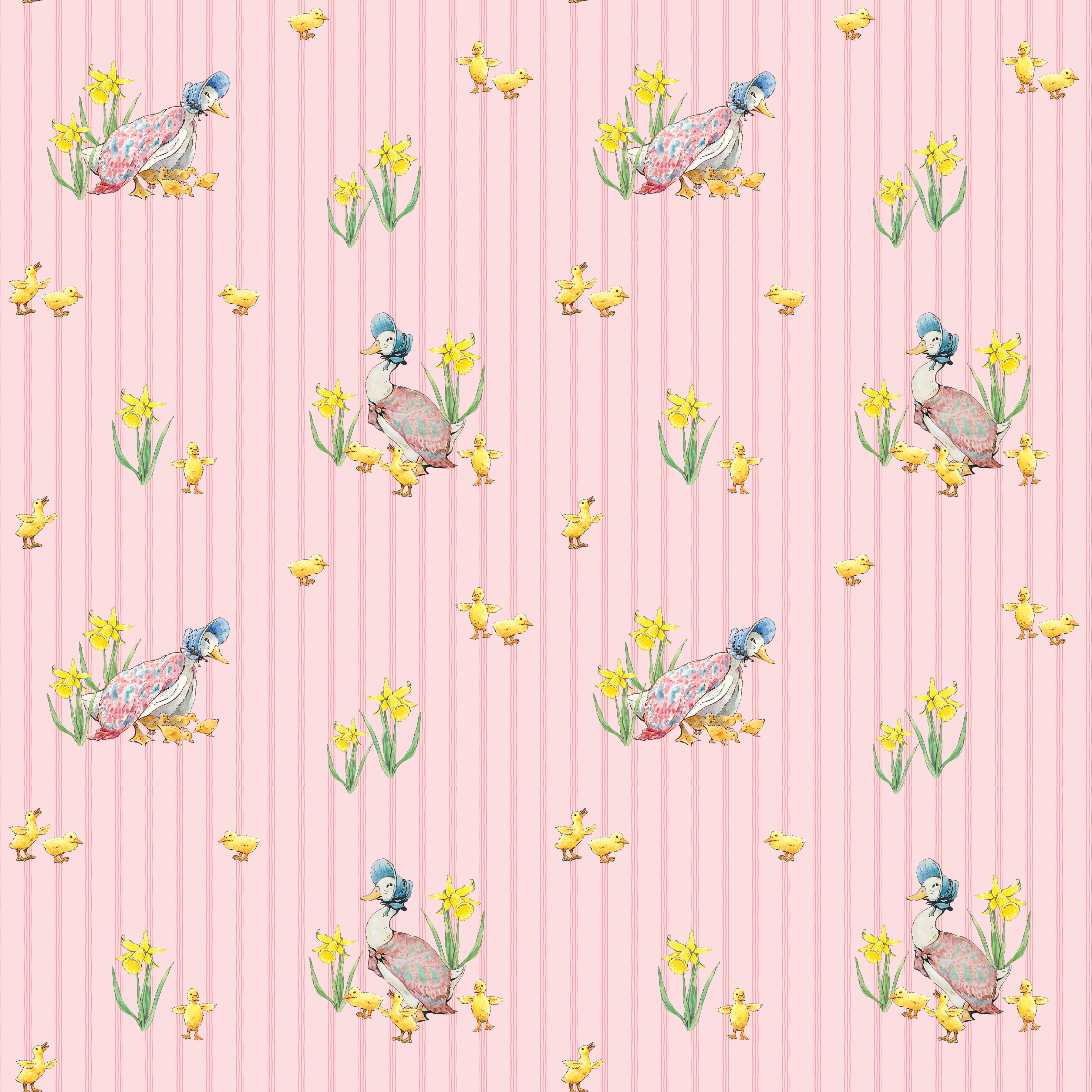 Peter Rabbit & Friends | Duck Stripe Pink by Beatrix Potter for Riley Blake | CD15862-PINK