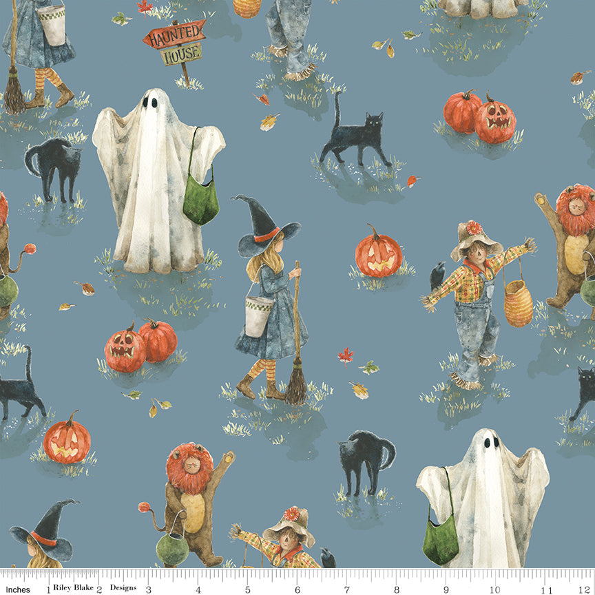 Trick or Treat | Main Dusk by Lisa Audit for Riley Blake Designs | CD15960-DUSK
