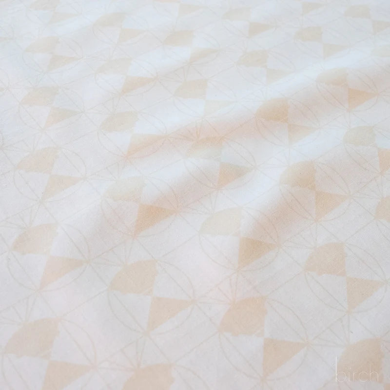 End Papers | Chickadee Cream by Charley Harper for Birch Fabrics | CH-436-CREAM | 100% Organic Cotton