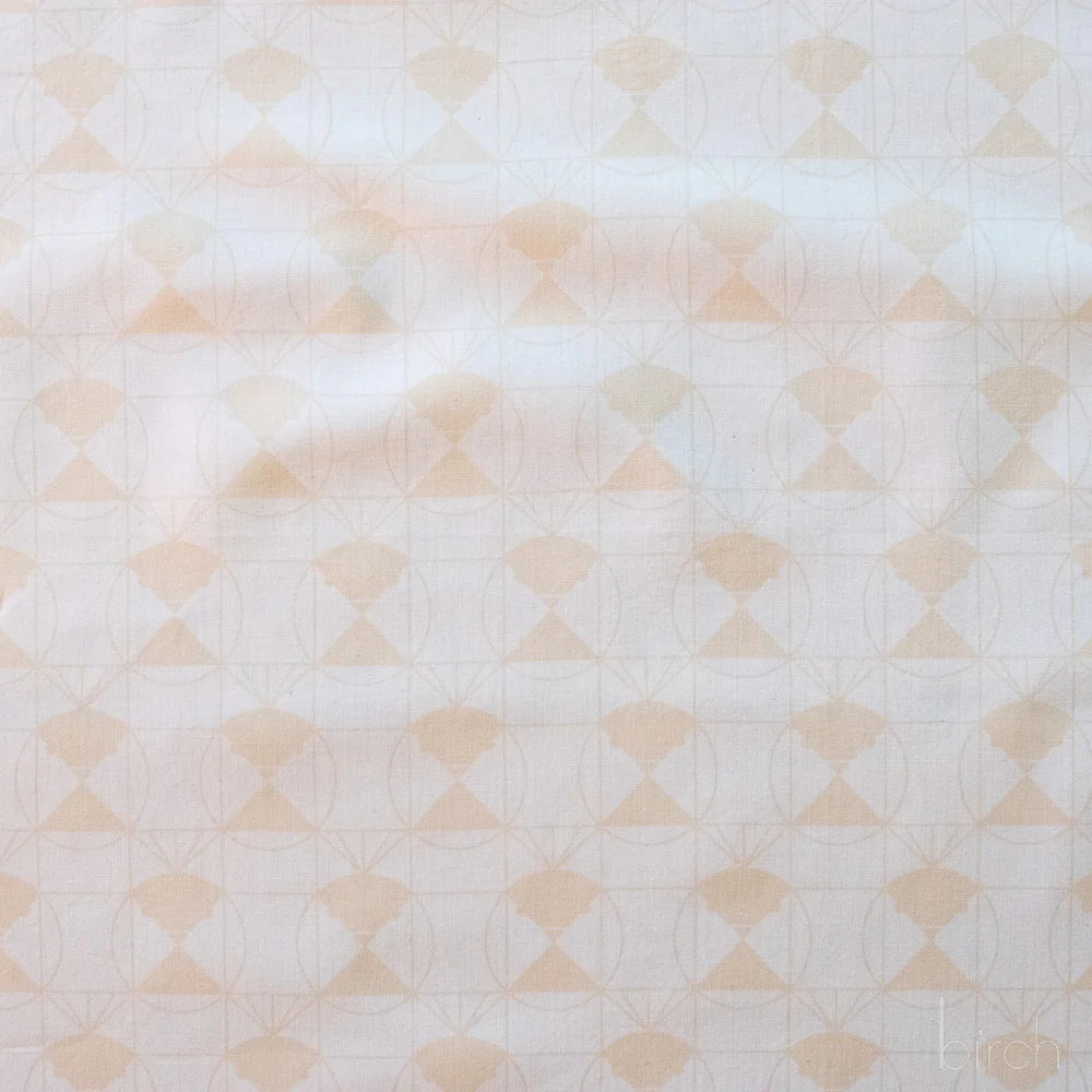 End Papers | Chickadee Cream by Charley Harper for Birch Fabrics | CH-436-CREAM | 100% Organic Cotton