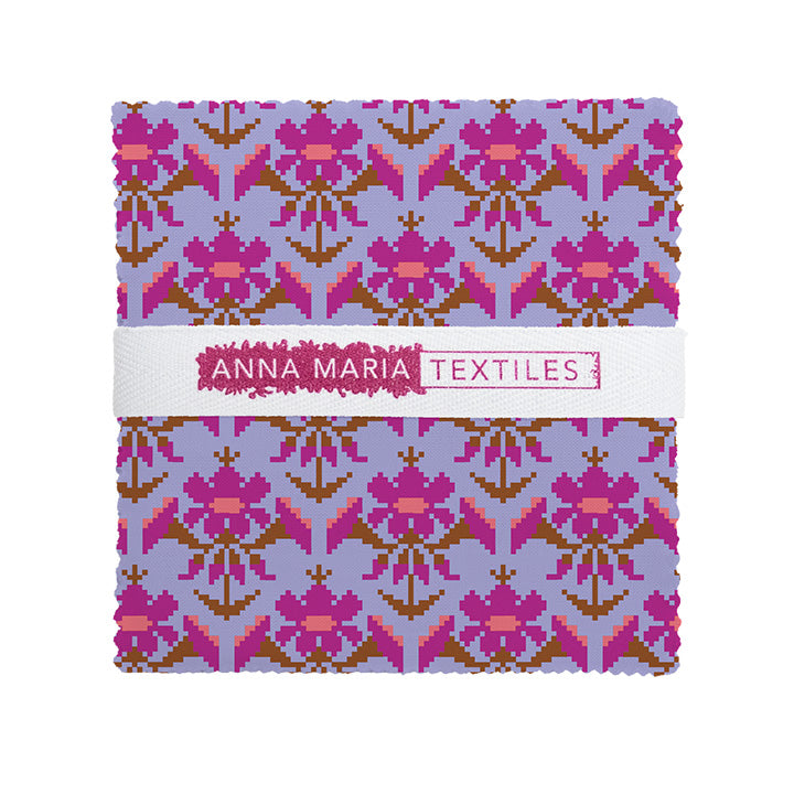 Heiress | 5" Charm Pack by Anna Maria Textiles | 42 pcs | 100% Cotton