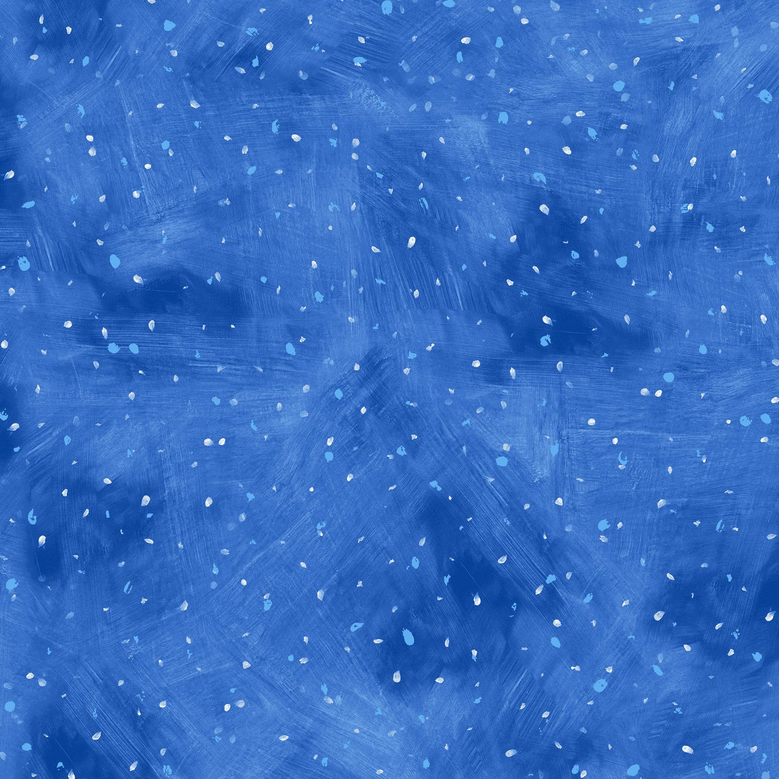 Snowtime | Snow Dot - Blue by Anita Jeram for Clothworks | Y4555-90