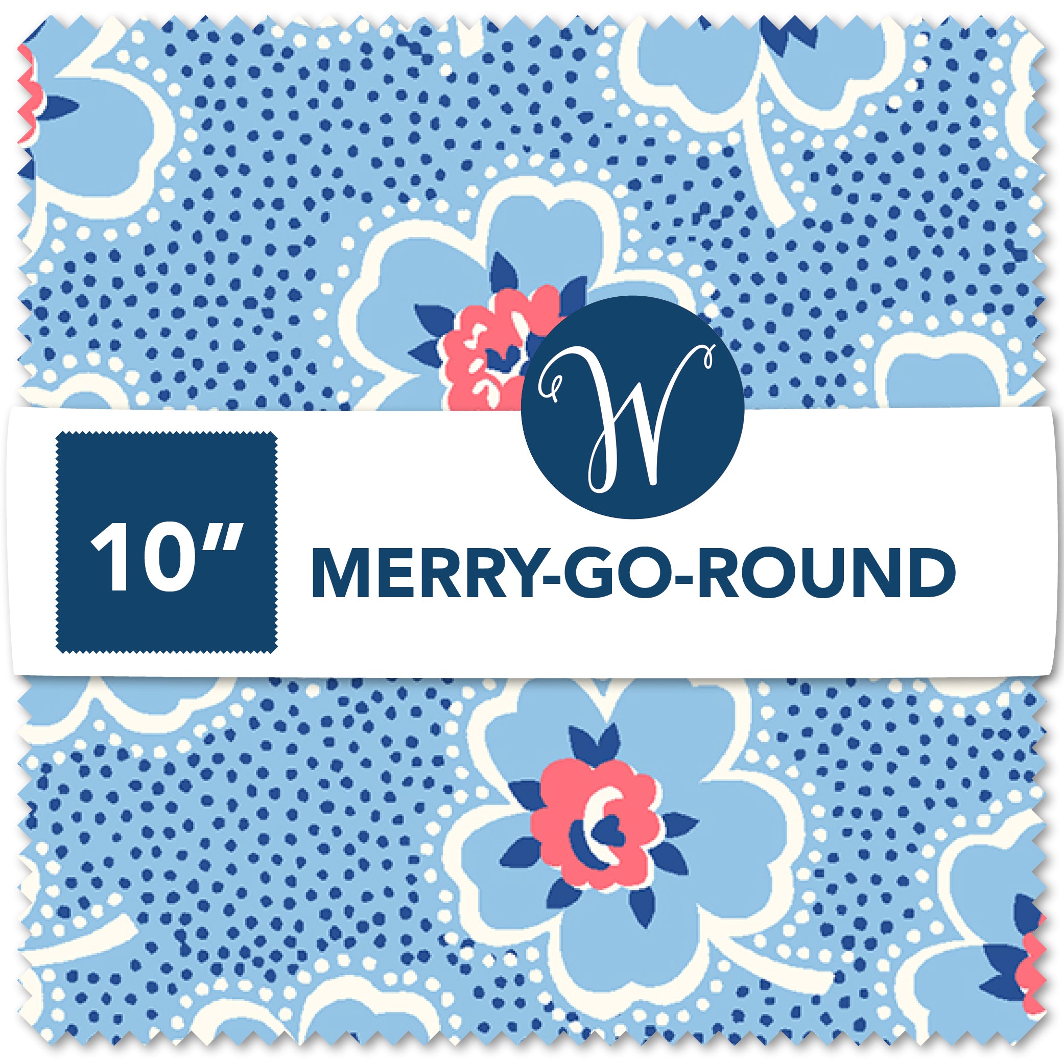 Merry Go Round | 10" Square Pack by Whistler Studios for Windham | 42 pcs