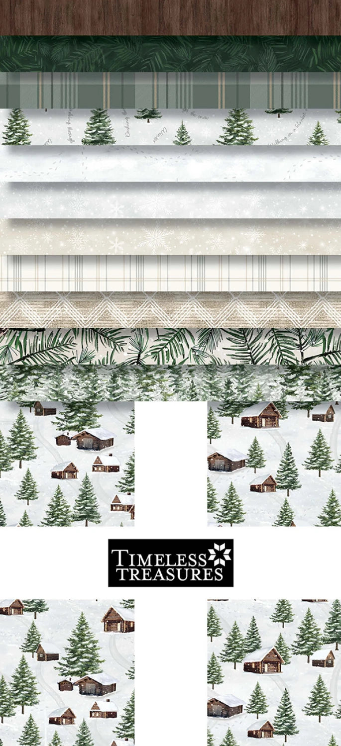 Winter Wonderland | 10" Square Pack by Katie Hennagir Designs for Timeless Treasures | 42 pcs