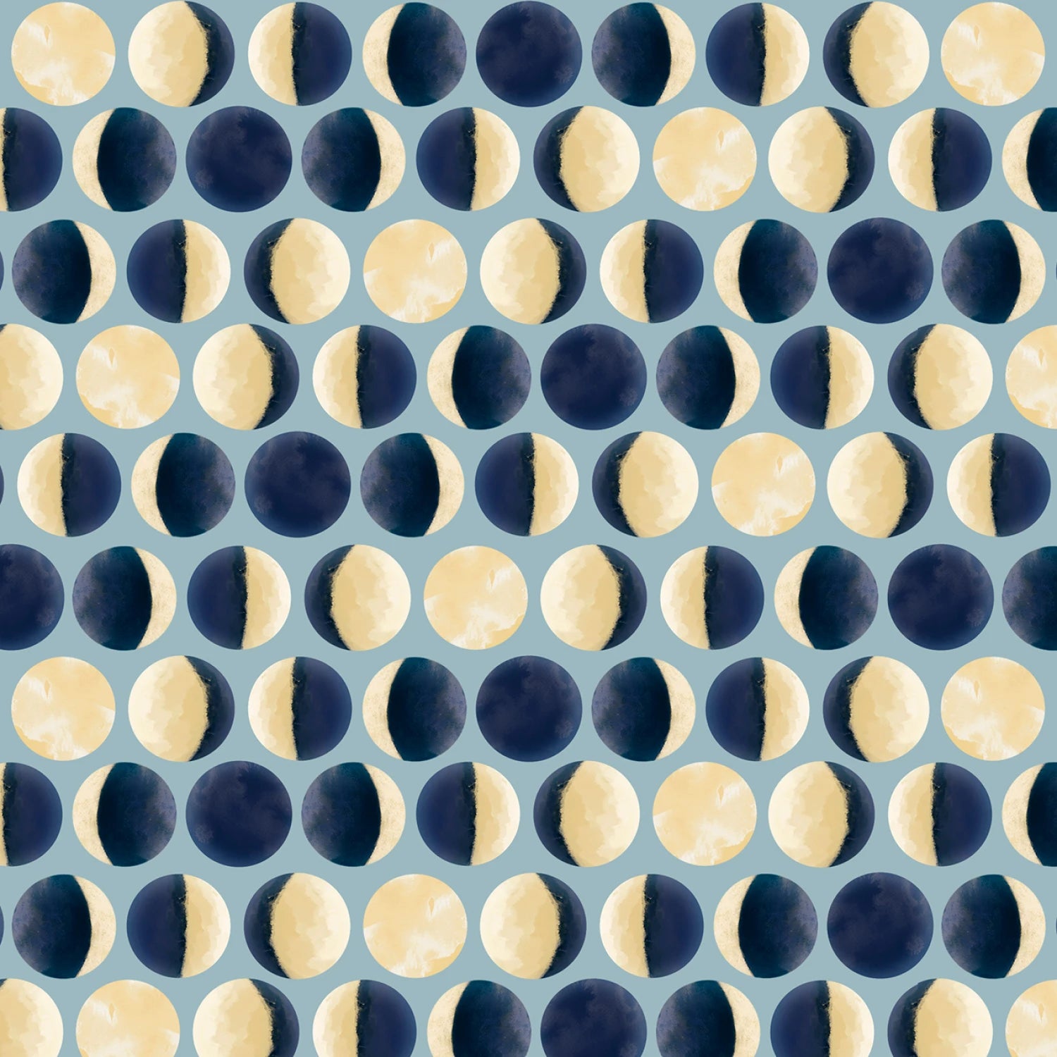 Celestial Seasons | Phases of the Moon by Jacqueline Wild for P&B Textiles | CSEA5991-T