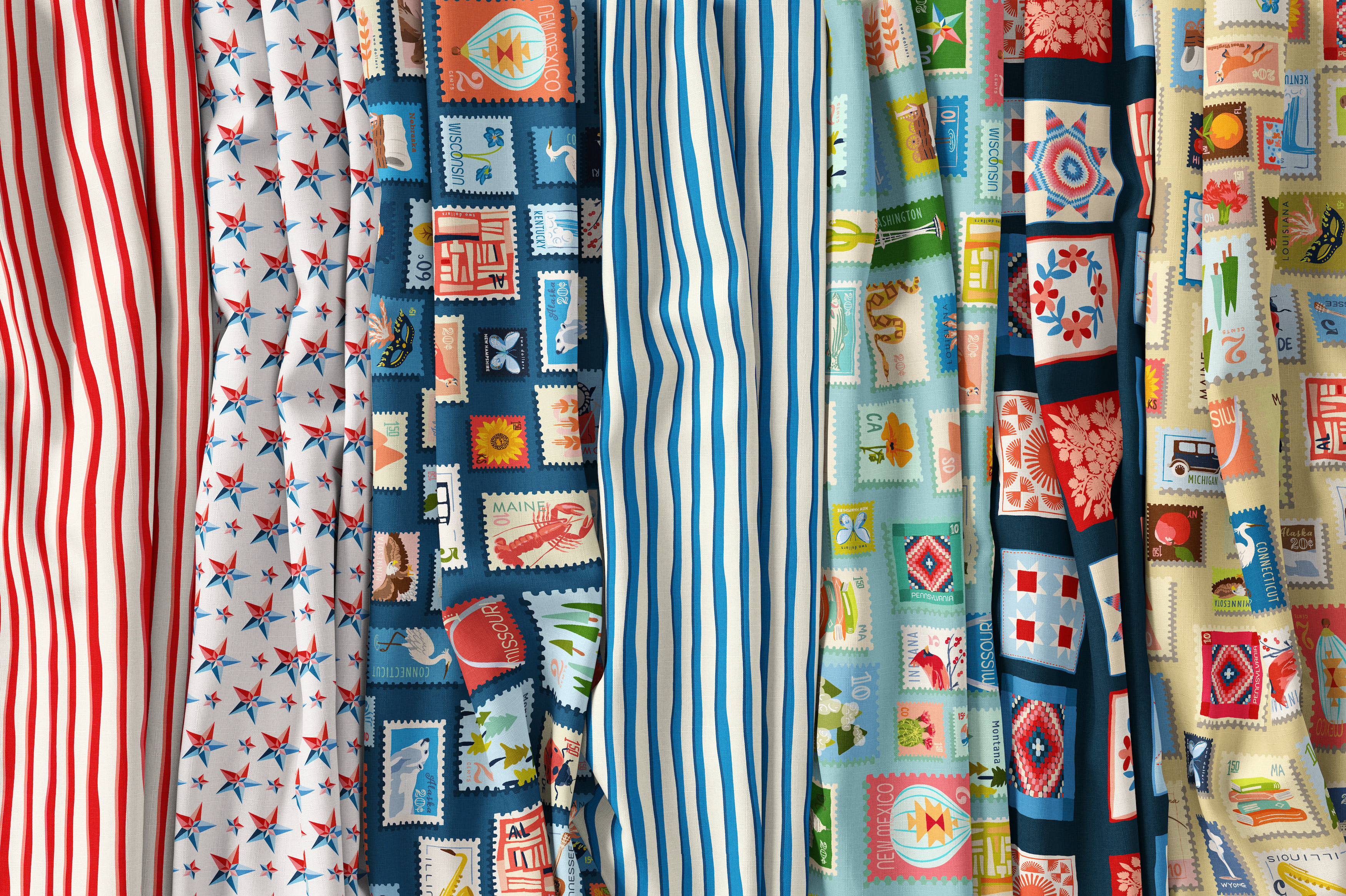 Cross Country | Stars Navy by Tamara Kate for Windham | 54508D-1