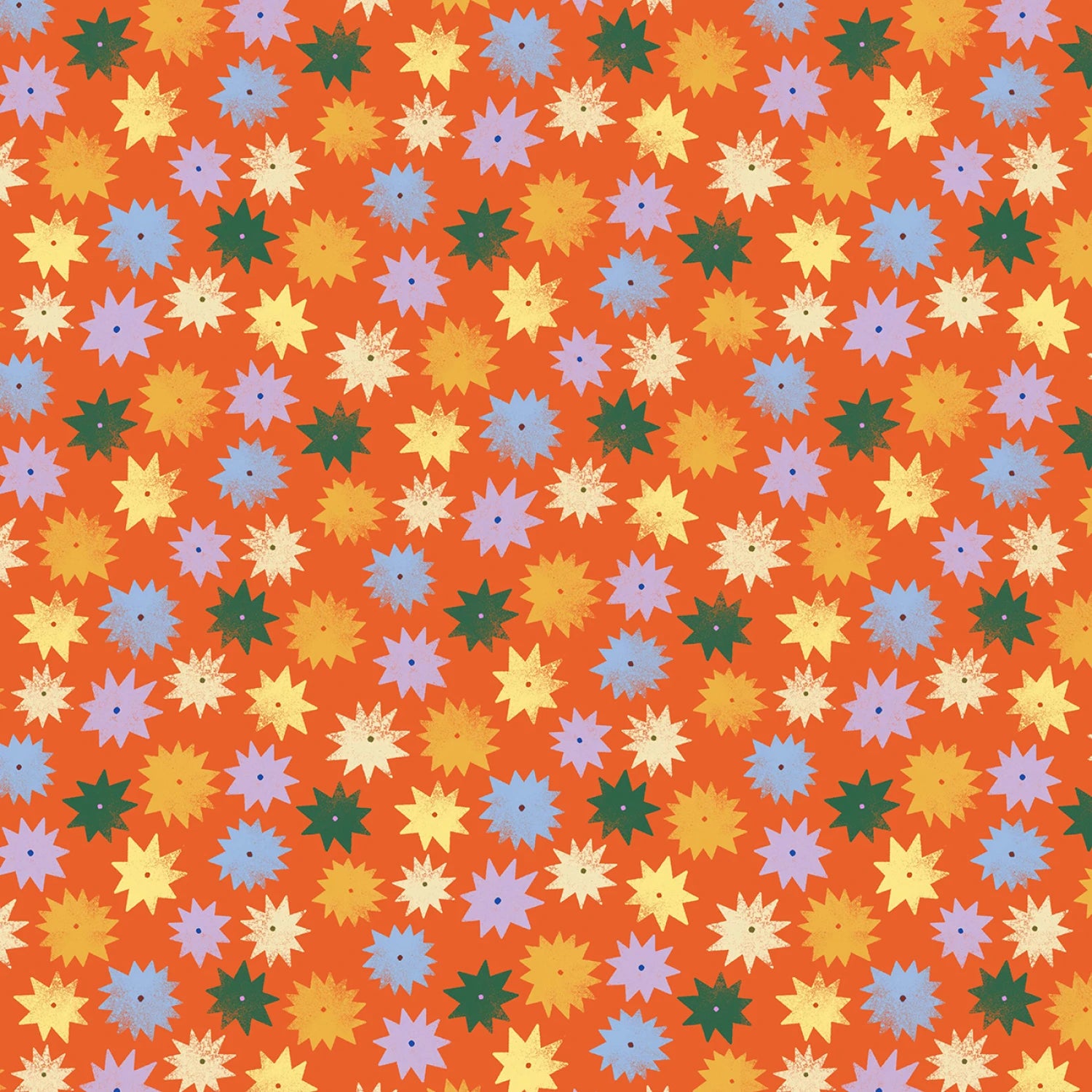 See Ya Later Alligator | Pointed Dots - Orange by Michael Miller Fabrics | DCX12553-ORAN