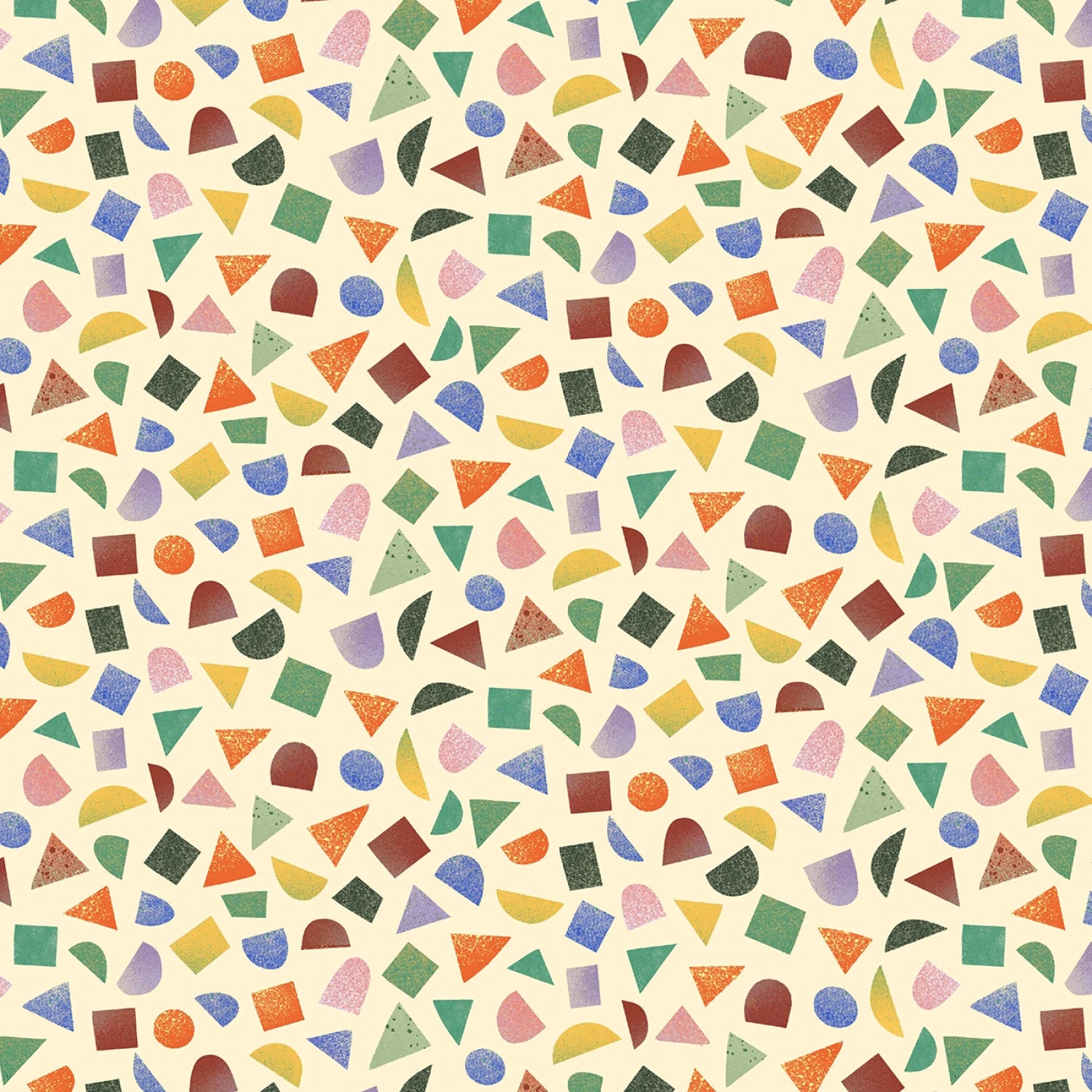 See Ya Later Alligator | Colorful Terrazzo - Butter by Michael Miller Fabrics | DCX1255-BUTT