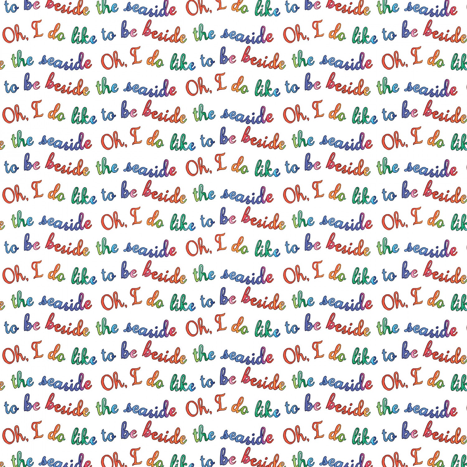 Sea La Vie | Beside the Seaside Multi by Louise Nisbet for Michael Miller | DDC11796-MULT