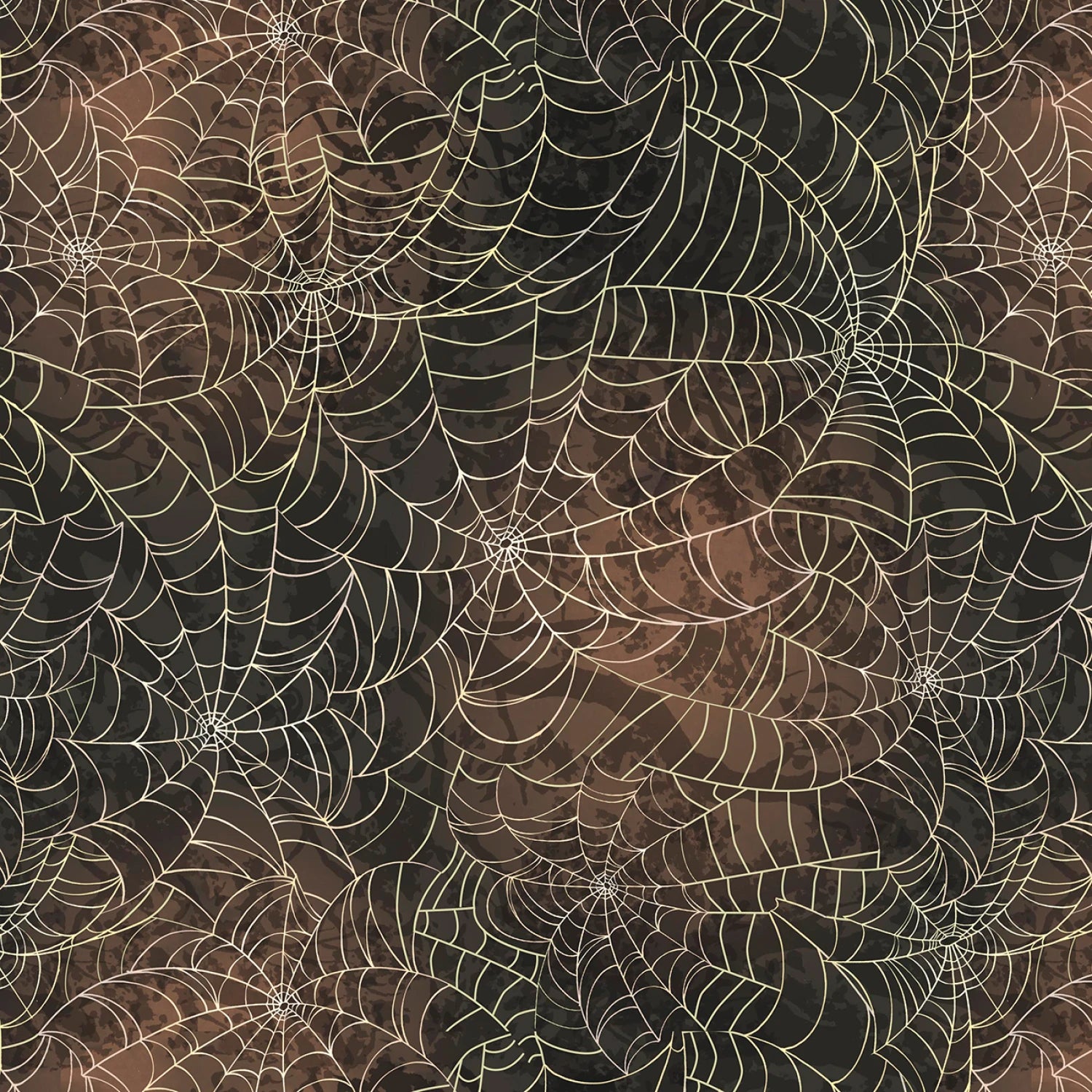 Harvest Haunt | Charcoal Spiderweb by Episodic Drawing for Blank Quilting | 4814-97