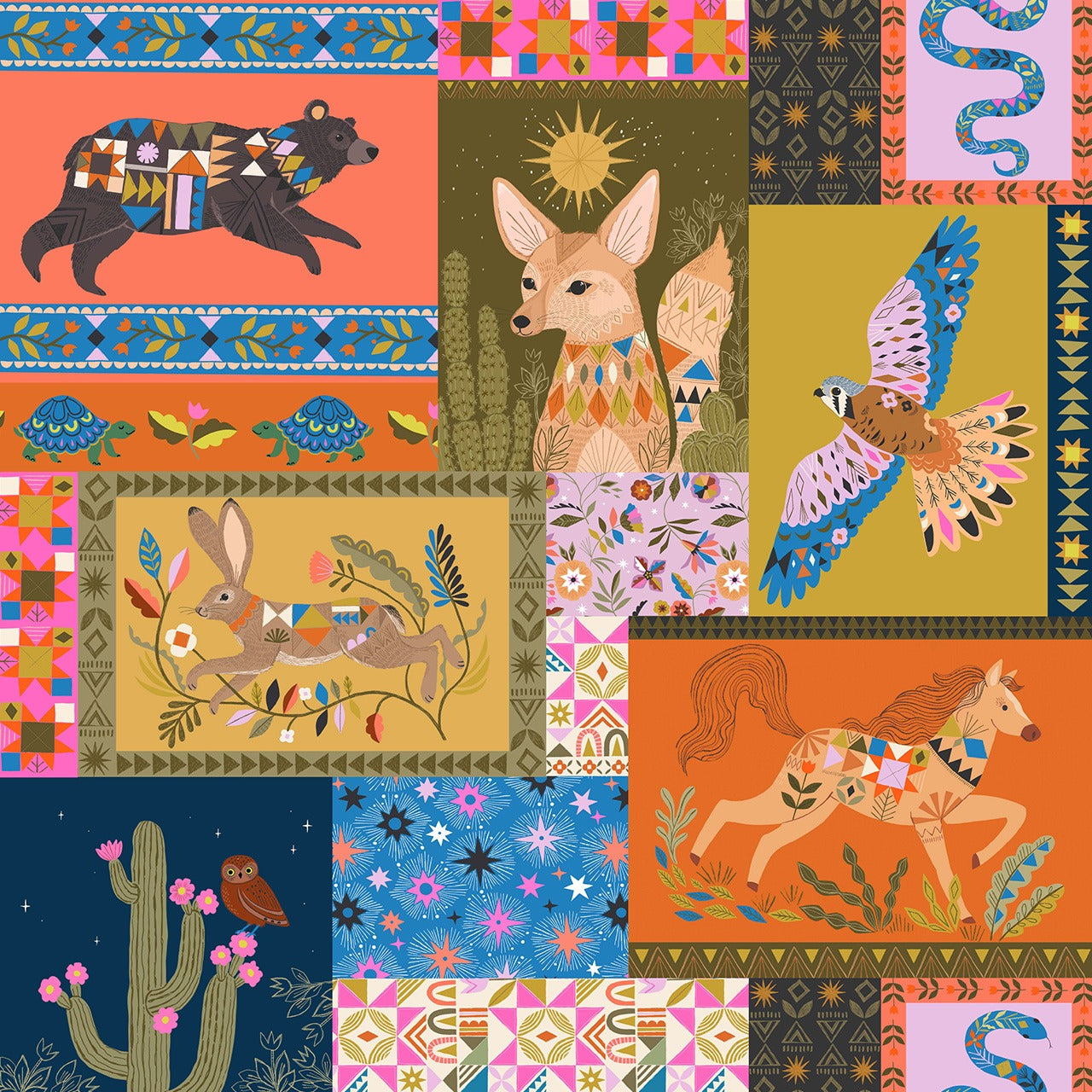 Desert Moon | Desert Blocks by Bethan Janine for Dashwood Studio | DMOON2582