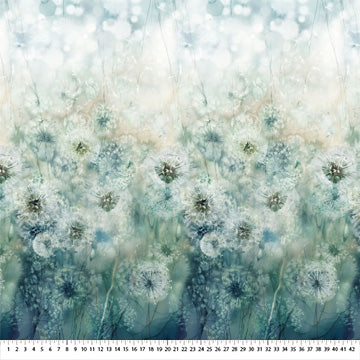 Whisper | Full Width Border - Teal Multi by Deborah Edwards & Melanie Samra for Northcott | DP28701-68