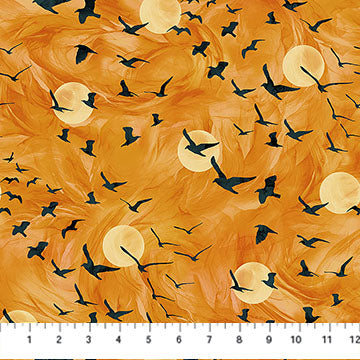 Raven's Call | Flying Ravens - Orange by Deborah Edwards & Melanie Samra | DP28948-54