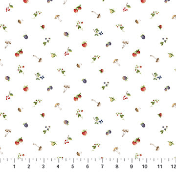 Country Mouse | Berry Toss White Multi by Deborah Edwards for Northcott | DP29011-10