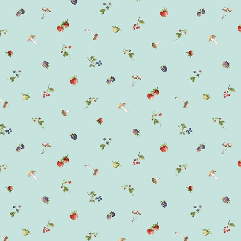 Country Mouse | Berry Toss Blue Multi by Deborah Edwards for Northcott | DP29011-42