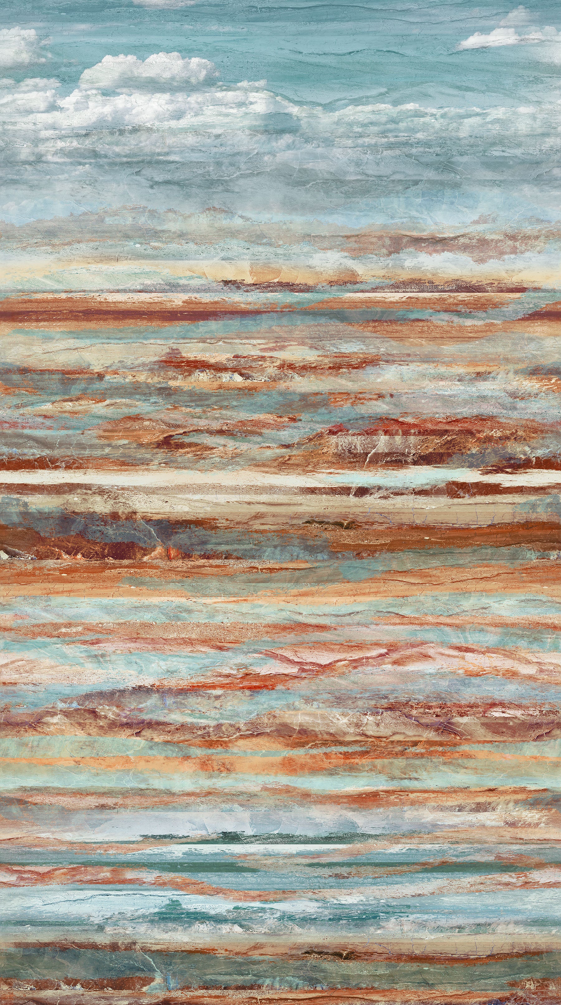 Canyon - Stonehenge | Ombre with Cloud - Blue Multi by Deborah Edwards for Northcott | DP29143-44