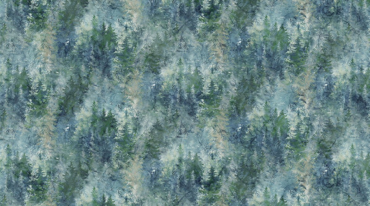 Altitude | Trees - Blue Multi by Deborah Edwards & Melanie Samra | DP29156-43