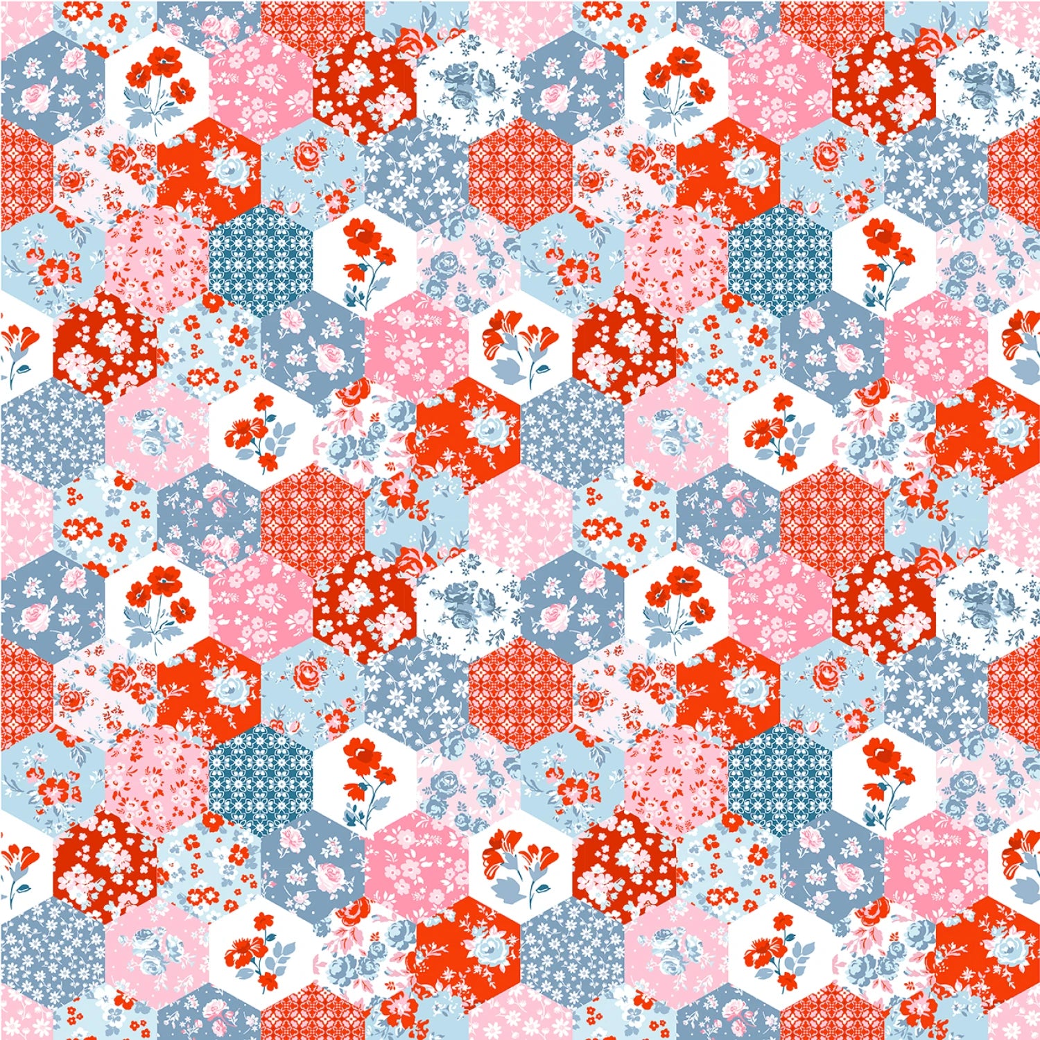 Elise | Fat Quarter Bundle by Terri Henson for Poppie Cotton | 16 pcs