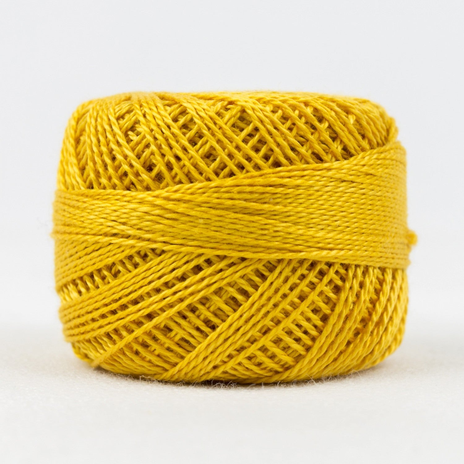 Eleganza #8 Perle Cotton by WonderFil | EL5G-420 Polished Amber | 5 grams