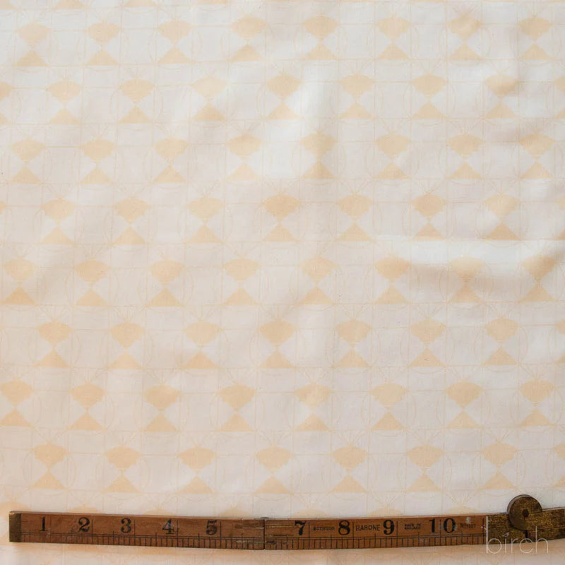 End Papers | Chickadee Cream by Charley Harper for Birch Fabrics | CH-436-CREAM | 100% Organic Cotton
