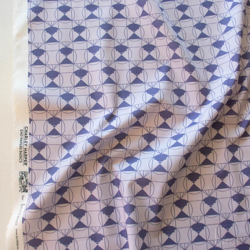 End Papers | Twilight by Charley Harper for Birch Fabrics | CH-436-TWILIGHT | 100% Organic Cotton