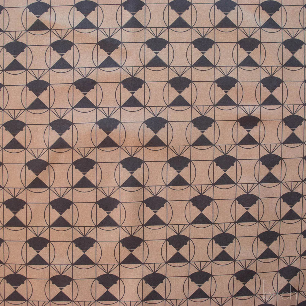 End Papers | Chickadee Driftwood by Charley Harper for Birch Fabrics | CH-436-DRIFTWOOD | 100% Organic Cotton