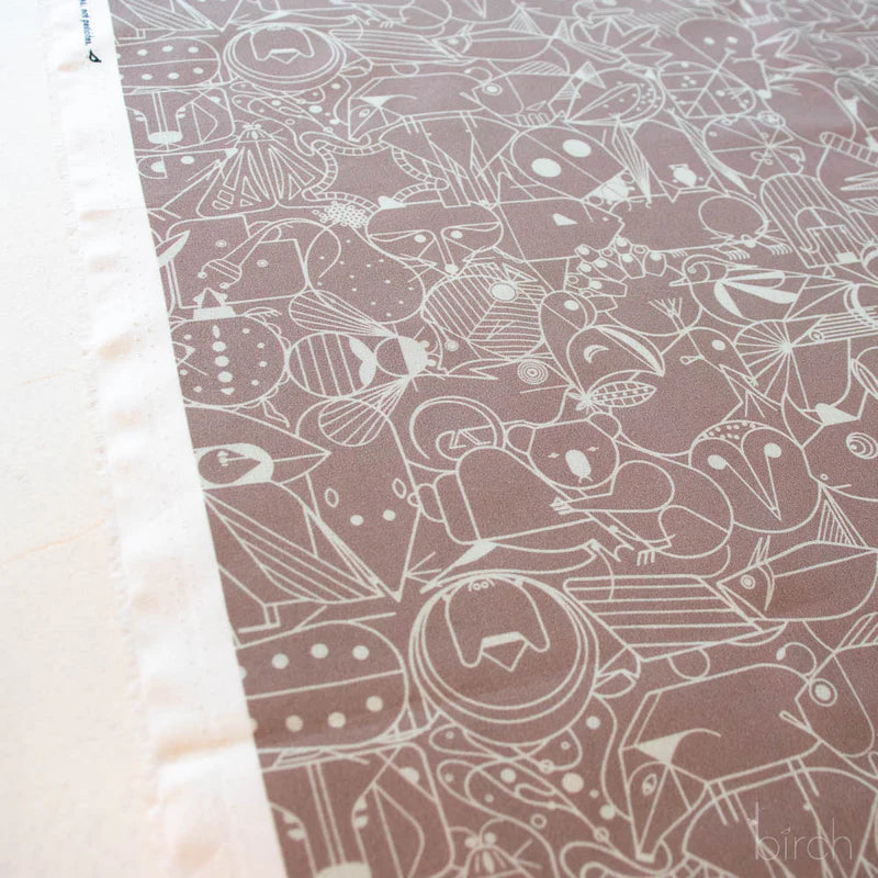 End Papers | Pebble by Charley Harper for Birch Fabrics | CH-300-PEBBLE | 100% Organic Cotton