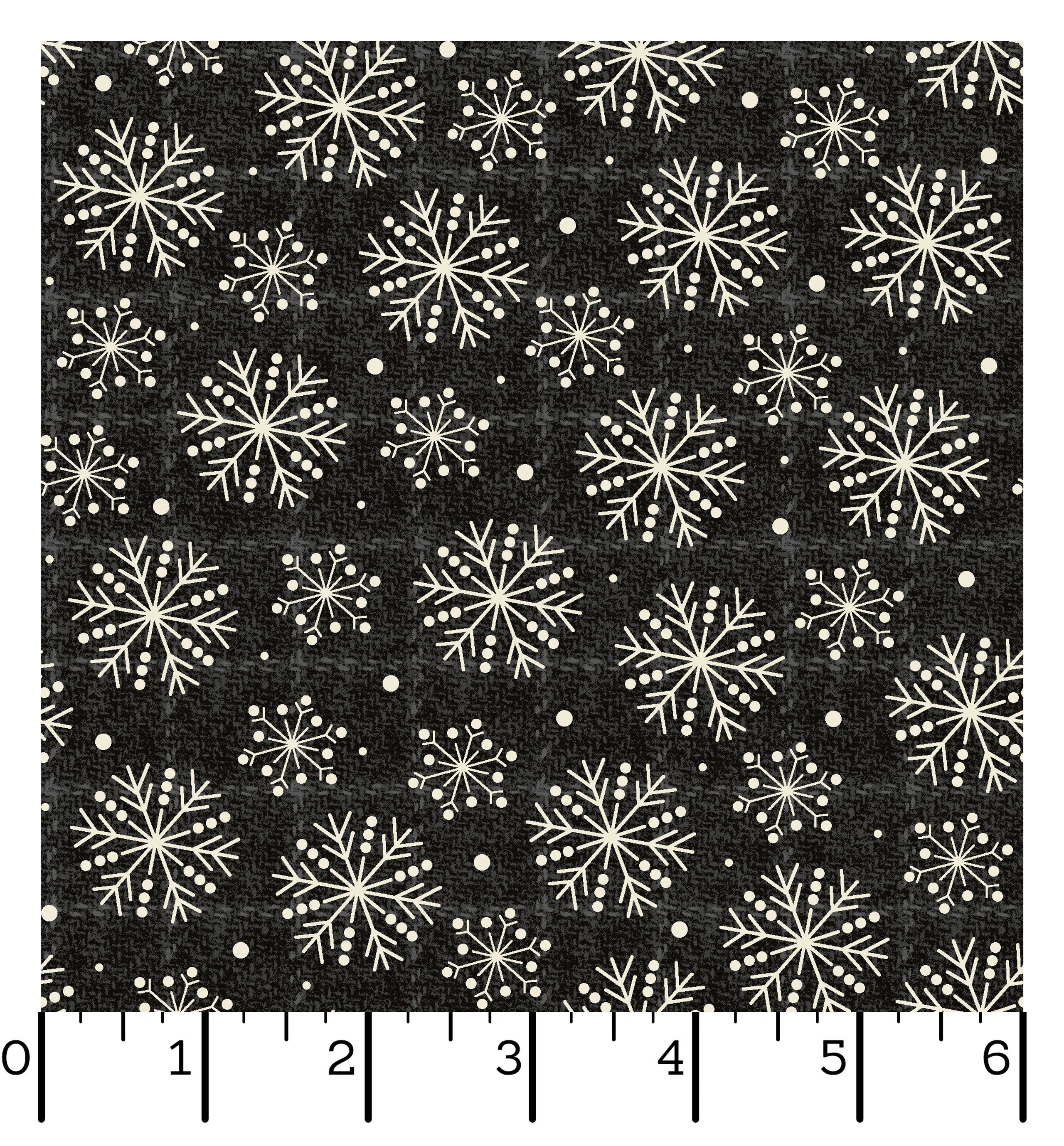 Holly Jolly Flannel | Snowflakes - Black by Bonnie Sullivan for Maywood Studio | MASF10895-J