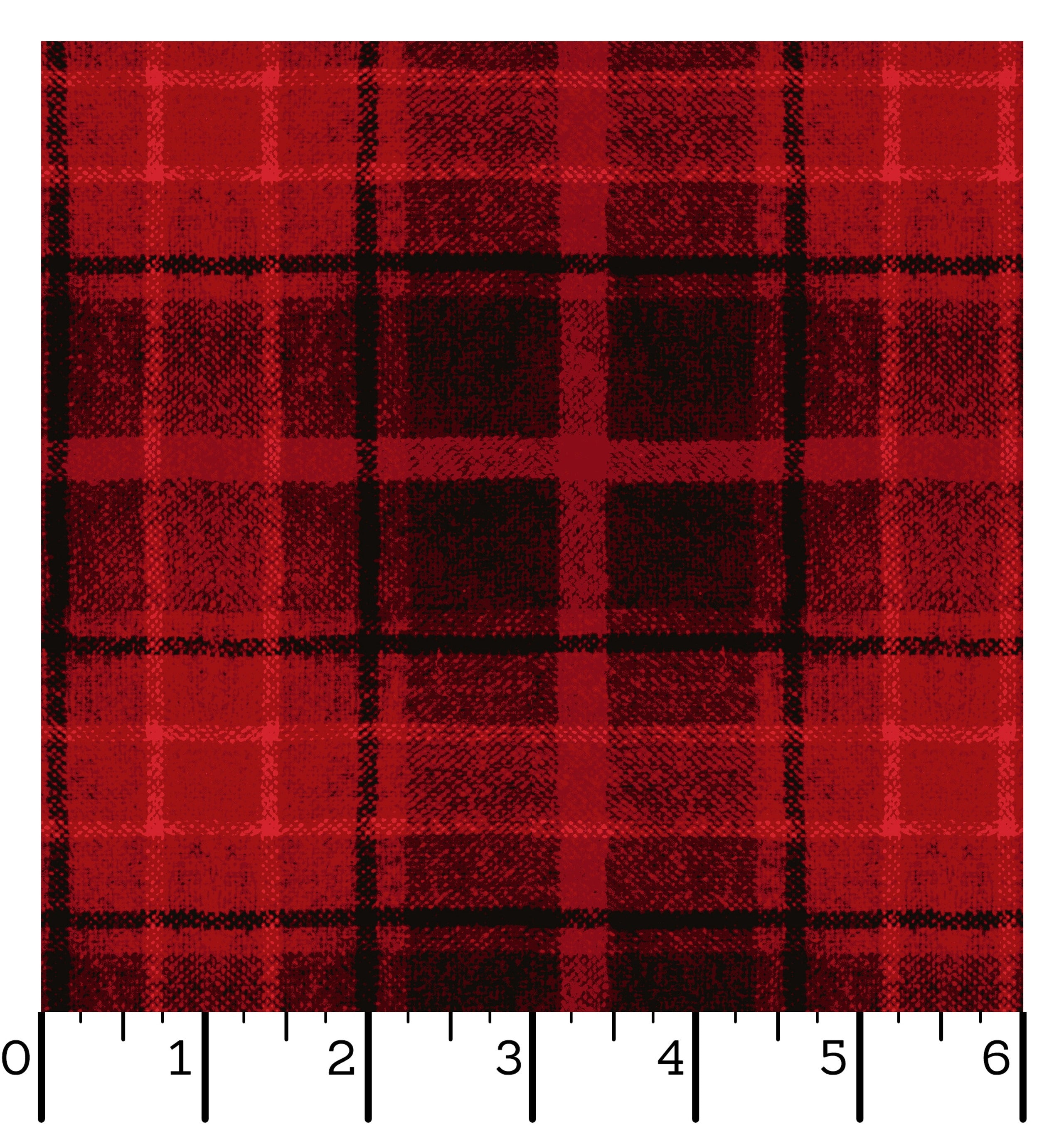 Holly Jolly Flannel | Big Plaid - Red by Bonnie Sullivan for Maywood Studio | MASF10896-R