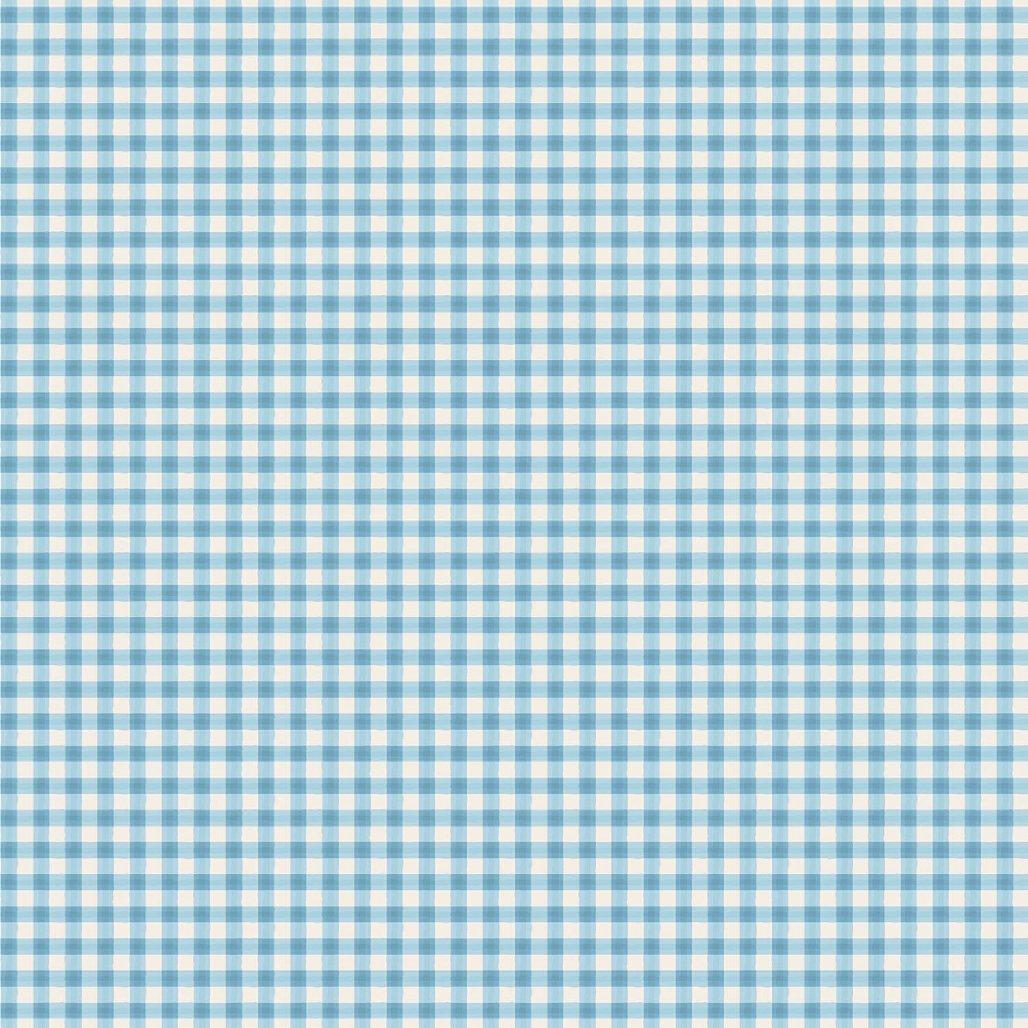 The Tale of Peter Rabbit Flannel | Gingham Blue F15318-BLUE by Beatrix Potter for Riley Blake | 100% Cotton Flannel