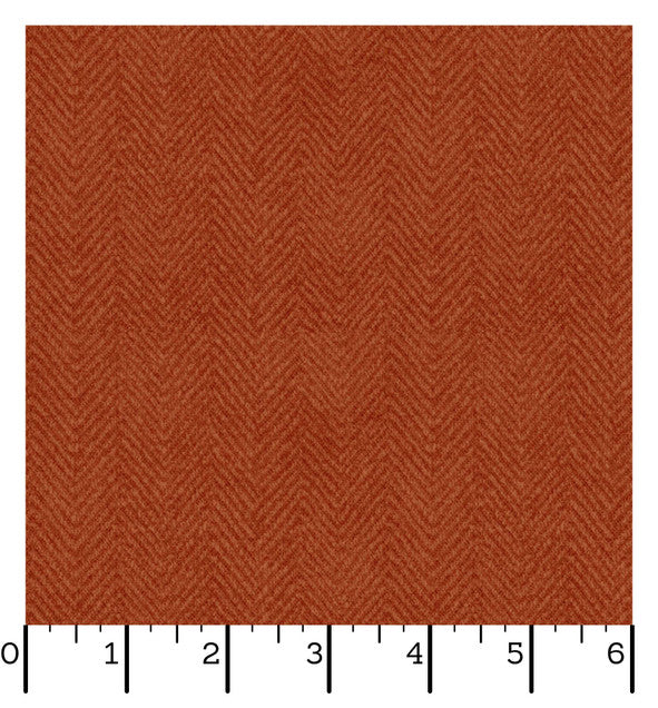Woolies Flannel | Herringbone - Orange by Bonnie Sullivan for Maywood Studio | MASF1841-M